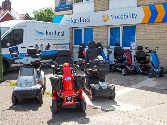 mobility scooter in hastings